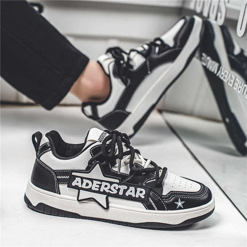 Men Shoes Brands - Yuvarlak Burun Kauçuk Taban Sevimli Spor