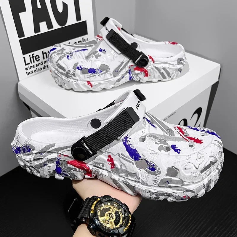 Men'S Shoes Crocs - 1 çift artı boyutu 48 49