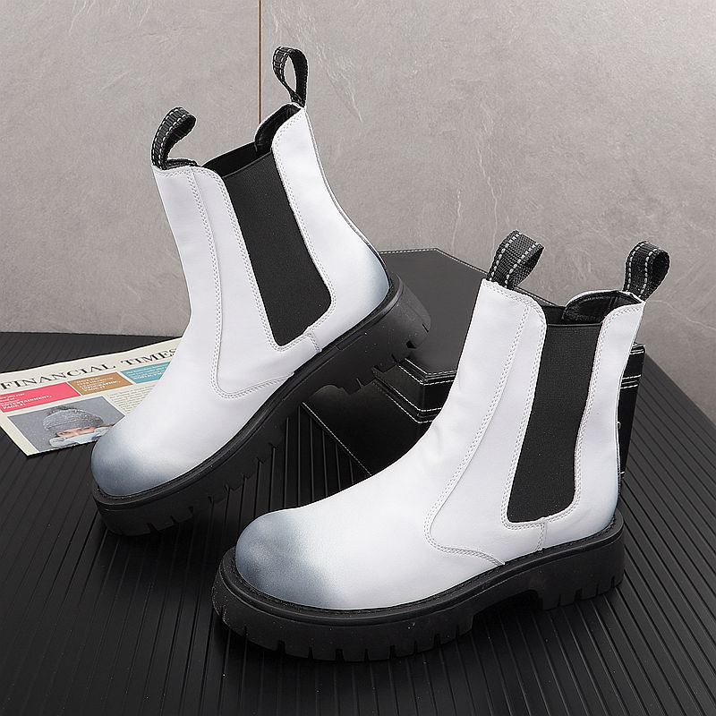 Men Shoes Brands - Erkek Lüks Moda Hakiki Deri Botlar