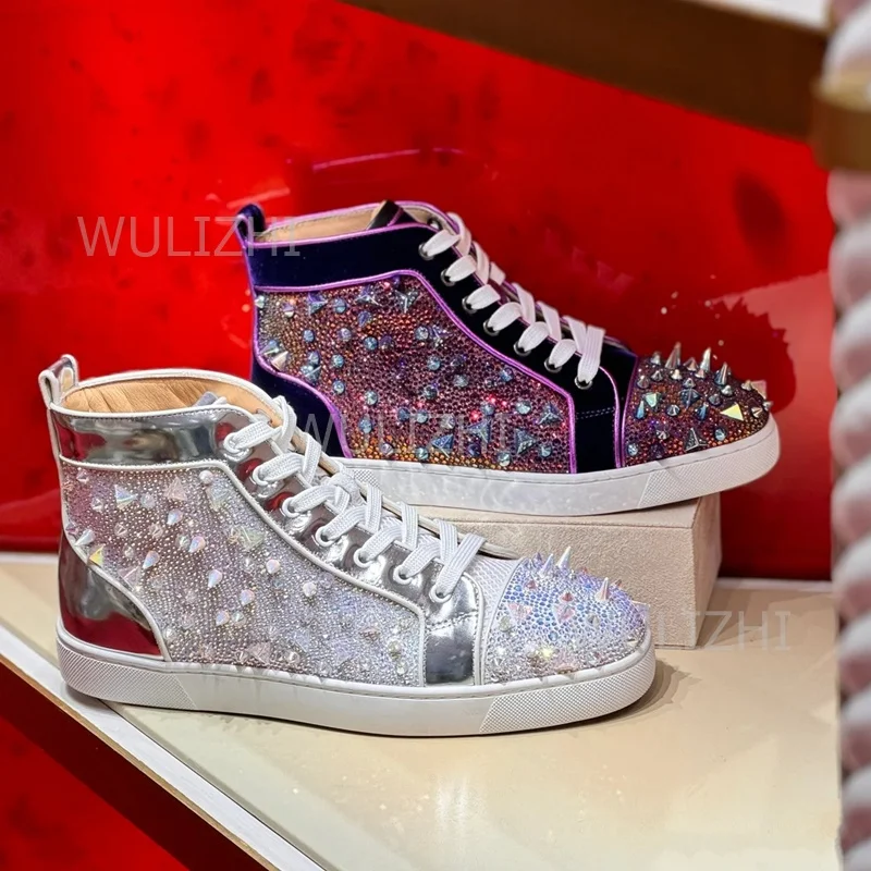 Men Shoes Red Tape - Koyu Mor Kristal Perçinli Erkek Spor