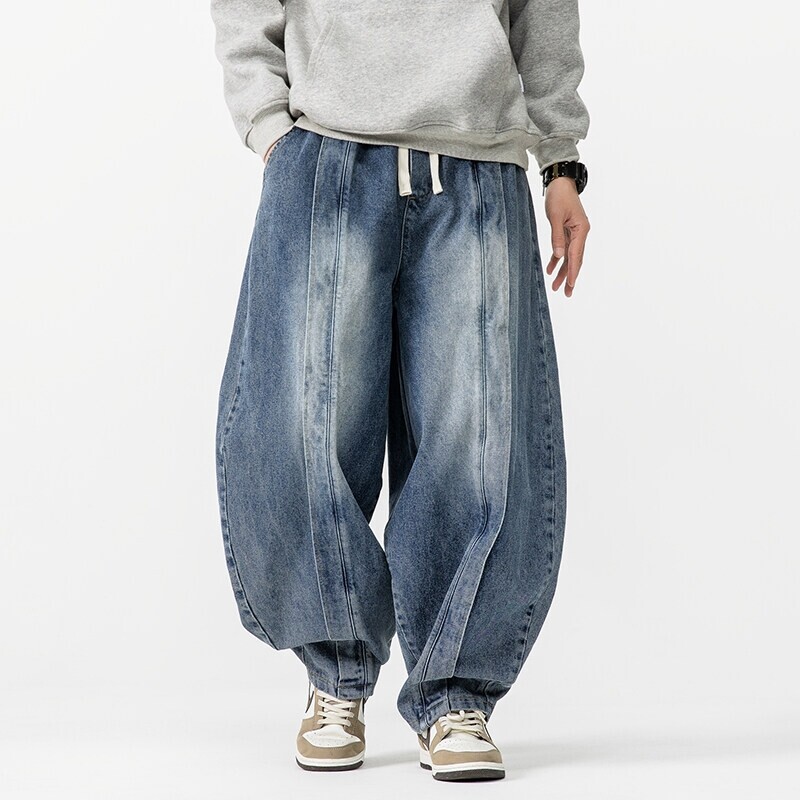 Men'S Shoes For Jeans - 2025 Yeni Vintage Harem Pantolon Erkekler
