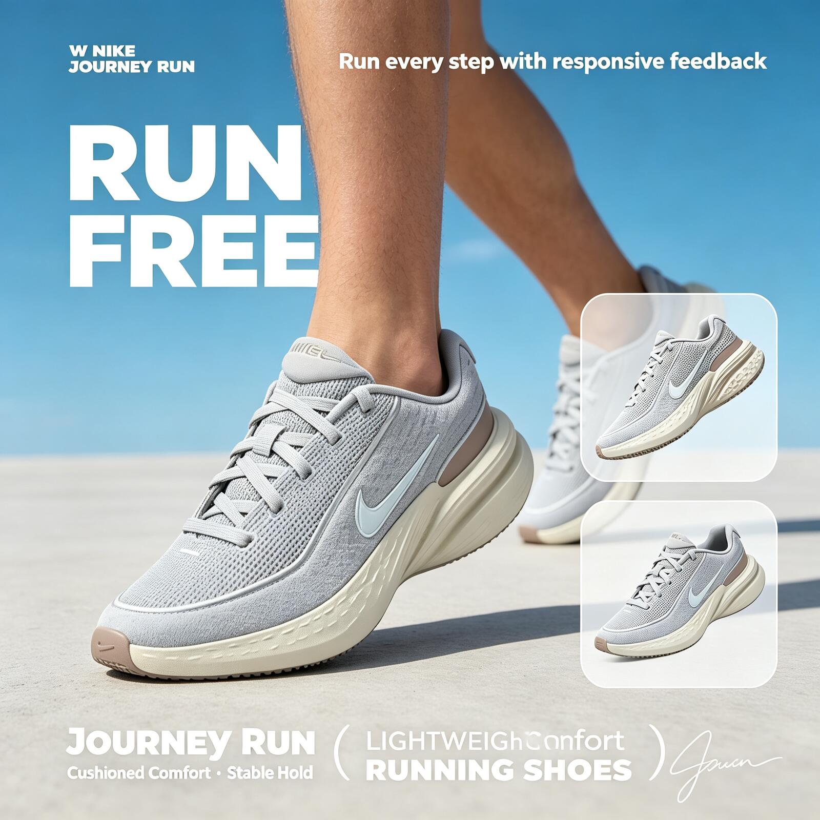 Men Shoes Running Sale - Yeni Nike Flash İndirimli Açık Gri