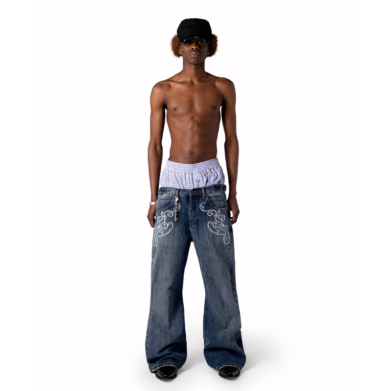 Y2k Mavi Açılı Bootcut Kot Vin - Men Shoes Jeans incelemesi ve fiyatı