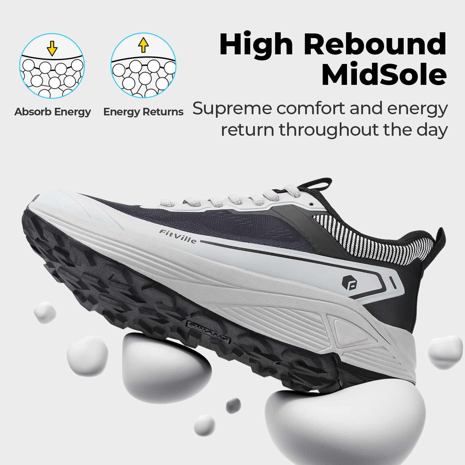 FitVille Geniş Spor Ayakkabıla - Men'S Shoes Wide Width incelemesi ve fiyatı