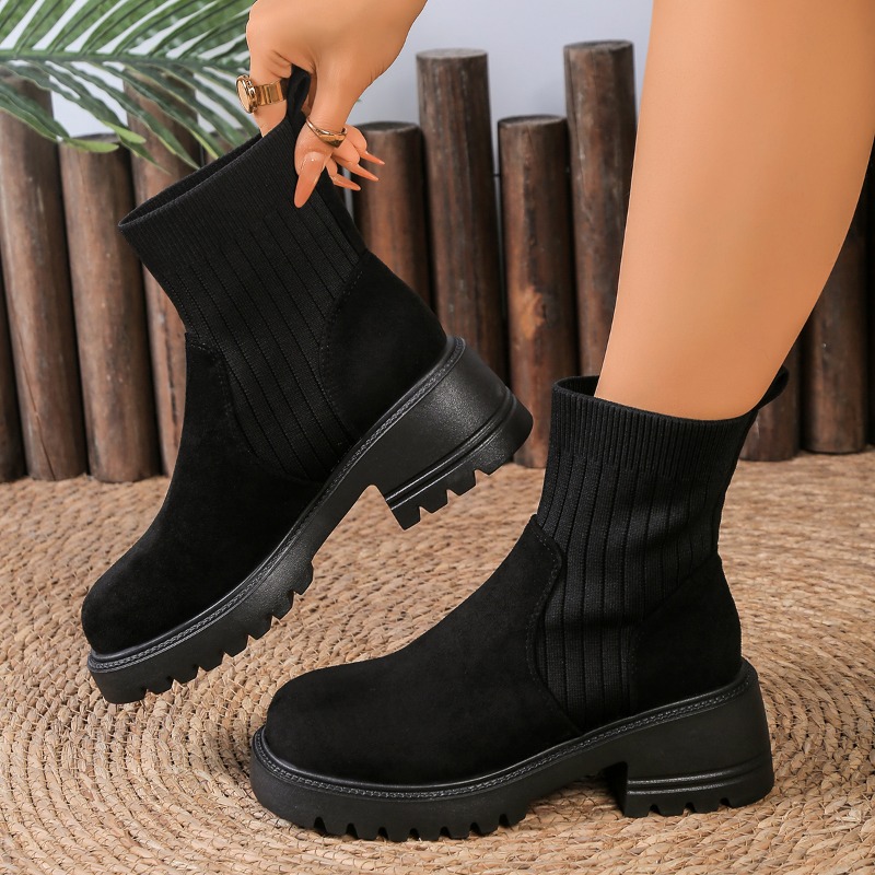 2025 Sonbahar Kış Moda Kadın C - Chelsea Boots Suede incelemesi ve fiyatı