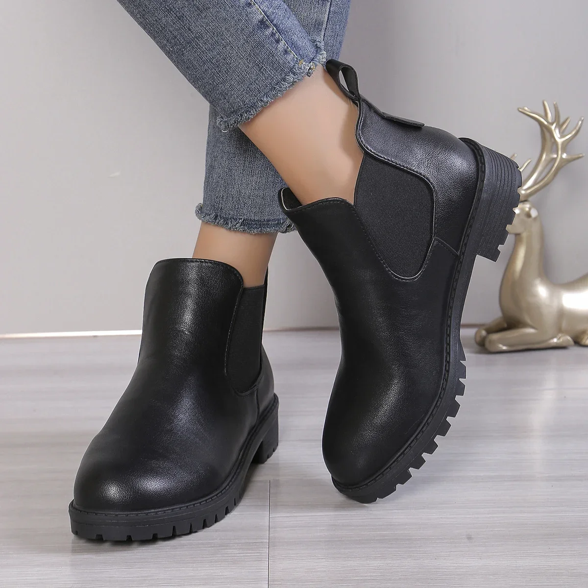 Kadın Rahat Chelsea yarım çizm - Chelsea Boots Suede incelemesi ve fiyatı