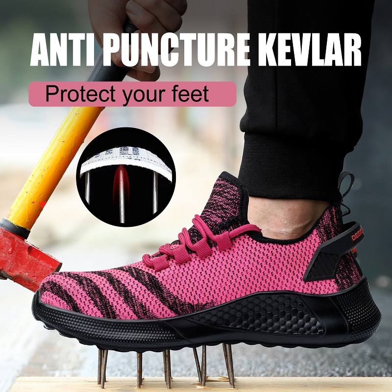 Gül Kırmızı Kadın İş Güvenliği - Men Shoes Red Tape incelemesi ve fiyatı